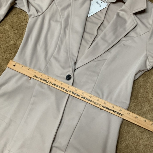 NWT Genhoo single button front jacket with lapels 🔴 - Picture 15 of 16